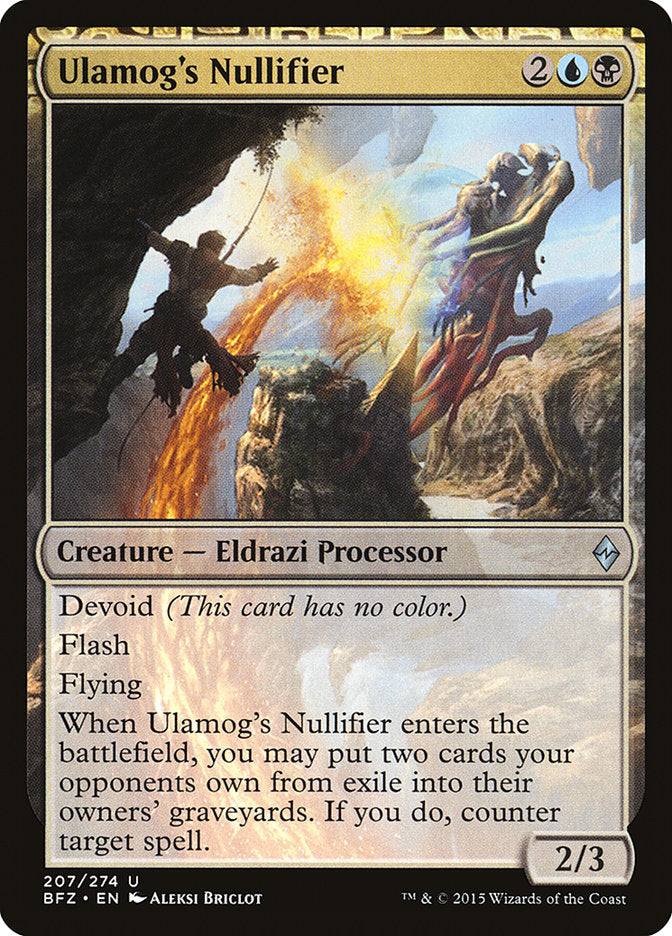 Magic | Ulamog's Nullifier [Battle for Zendikar] | The Nerd Merchant