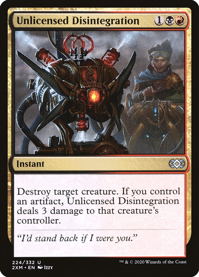 Magic | Unlicensed Disintegration [Double Masters] | The Nerd Merchant