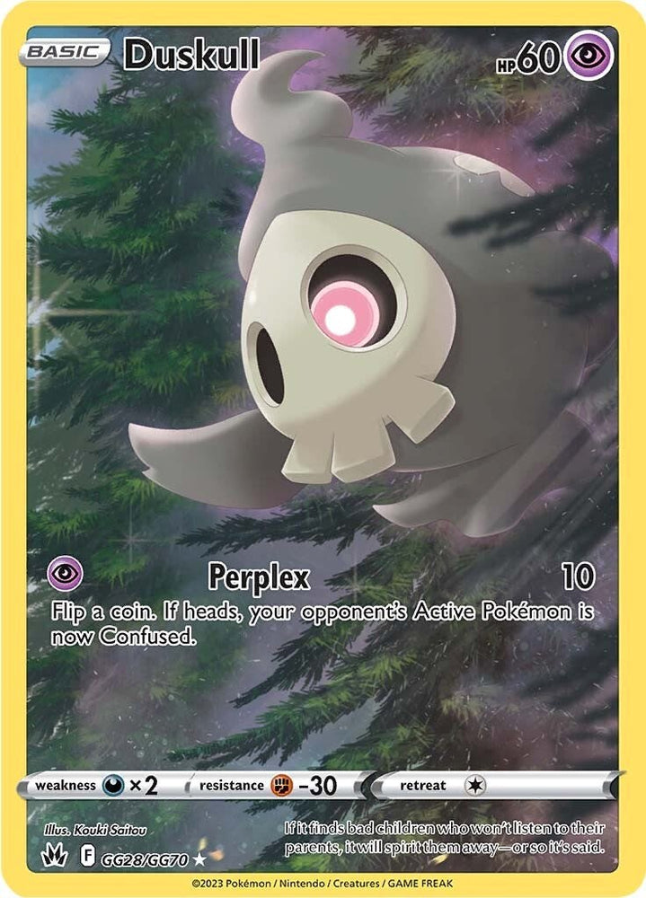 Pokemon | Duskull (GG28/GG70) [Sword & Shield: Crown Zenith] | The Nerd Merchant