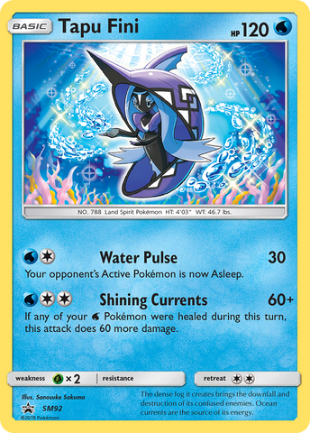 Pokemon | Tapu Fini (SM92) [Sun & Moon: Black Star Promos] | The Nerd Merchant