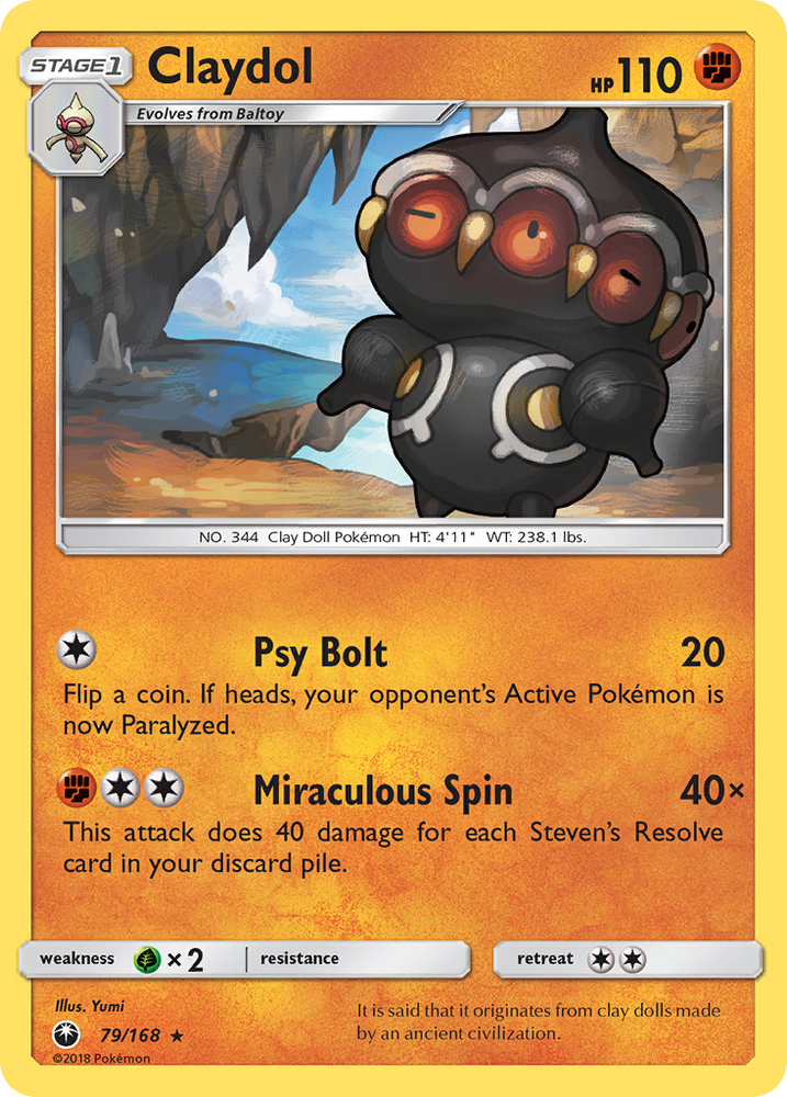 Pokemon | Claydol (79/168) [Sun & Moon: Celestial Storm] | The Nerd Merchant