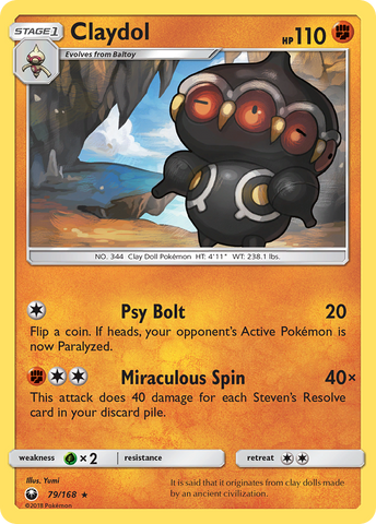Pokemon | Claydol (79/168) [Sun & Moon: Celestial Storm] | The Nerd Merchant