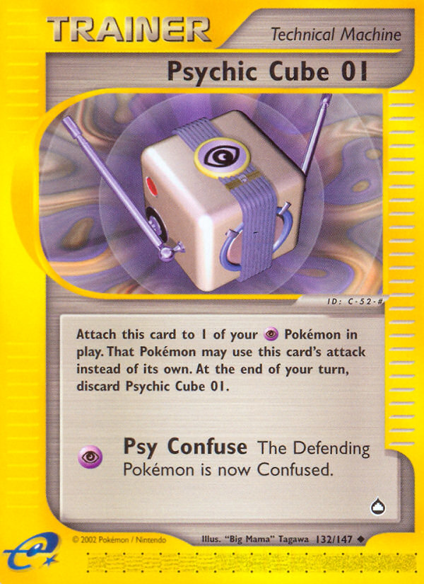 Pokemon | Psychic Cube 01 (132/147) [Aquapolis] | The Nerd Merchant