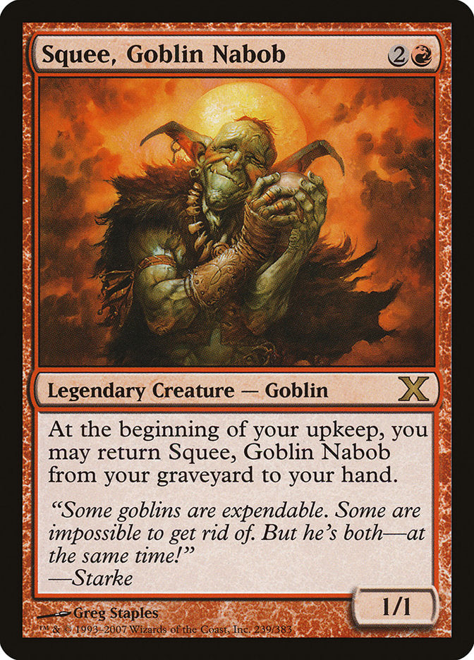 Magic | Squee, Goblin Nabob [Tenth Edition] | The Nerd Merchant