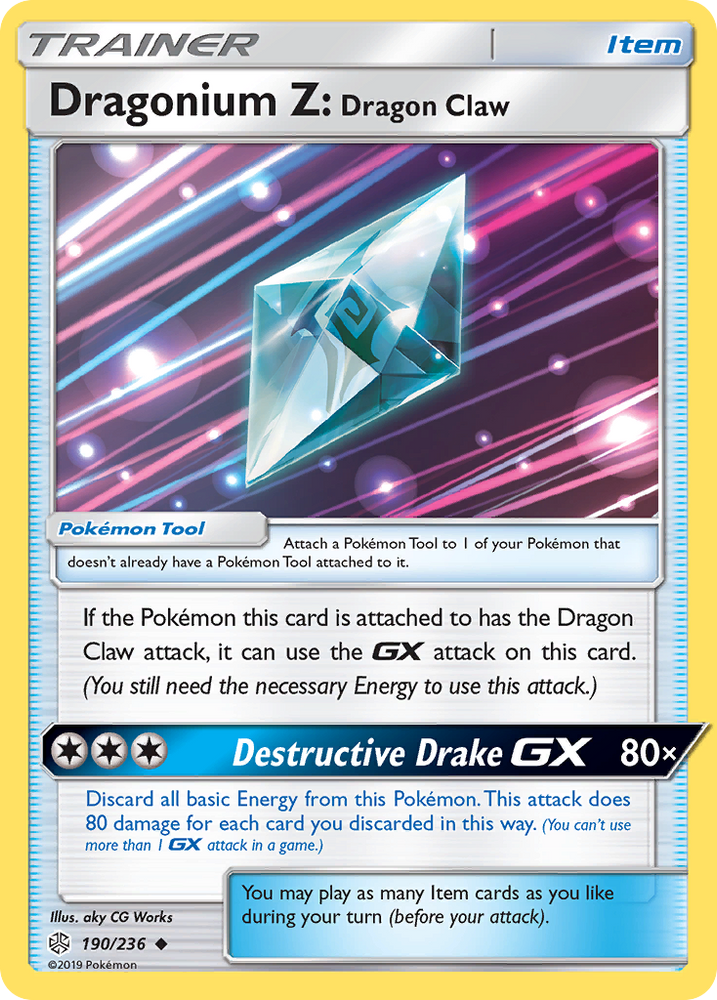 Pokemon| Dragonium Z: Dragon Claw (190/236) [Sun & Moon: Cosmic Eclipse] | The Nerd Merchant