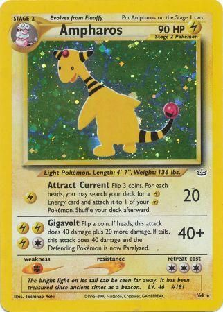 Pokemon | Ampharos (1/64) [Neo Revelation Unlimited] | The Nerd Merchant