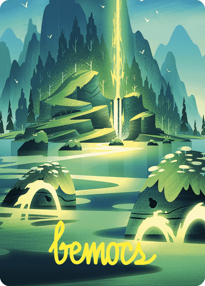 Magic | Leyline of Abundance Art Card (Gold-Stamped Signature) [Wilds of Eldraine Art Series] | The Nerd Merchant