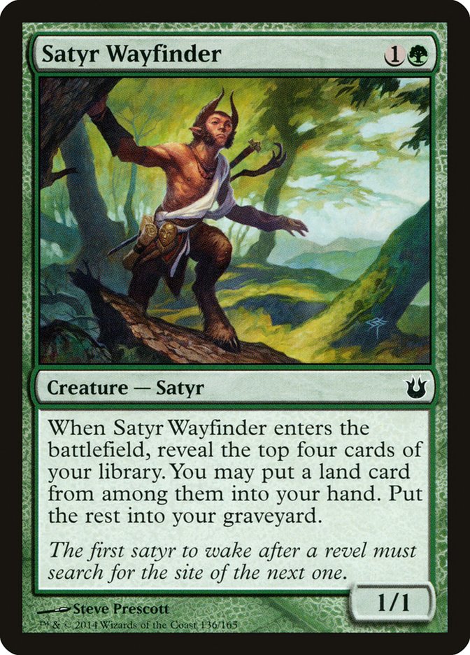 Magic | Satyr Wayfinder [Born of the Gods] | The Nerd Merchant