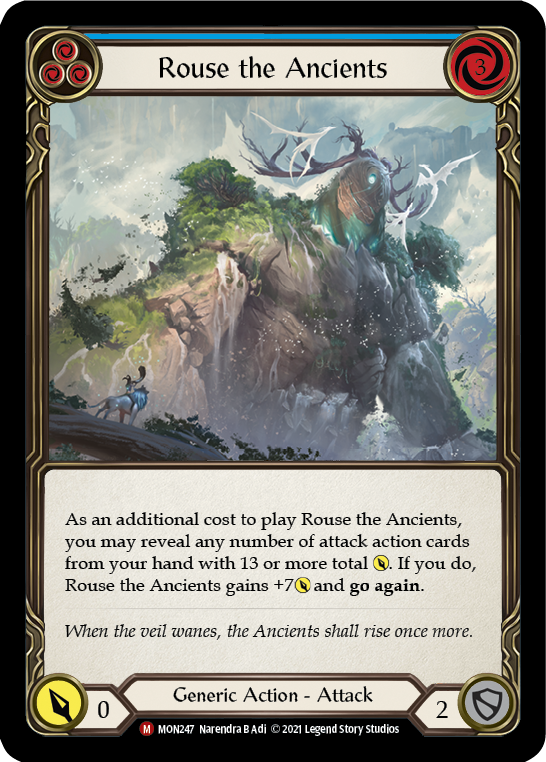 Flesh and Blood TCG | Rouse the Ancients [MON247] (Monarch)  1st Edition Normal | The Nerd Merchant