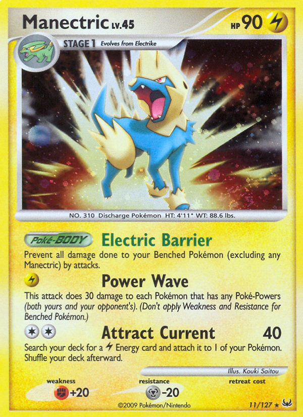 Pokemon | Manectric (11/127) [Platinum: Base Set] | The Nerd Merchant