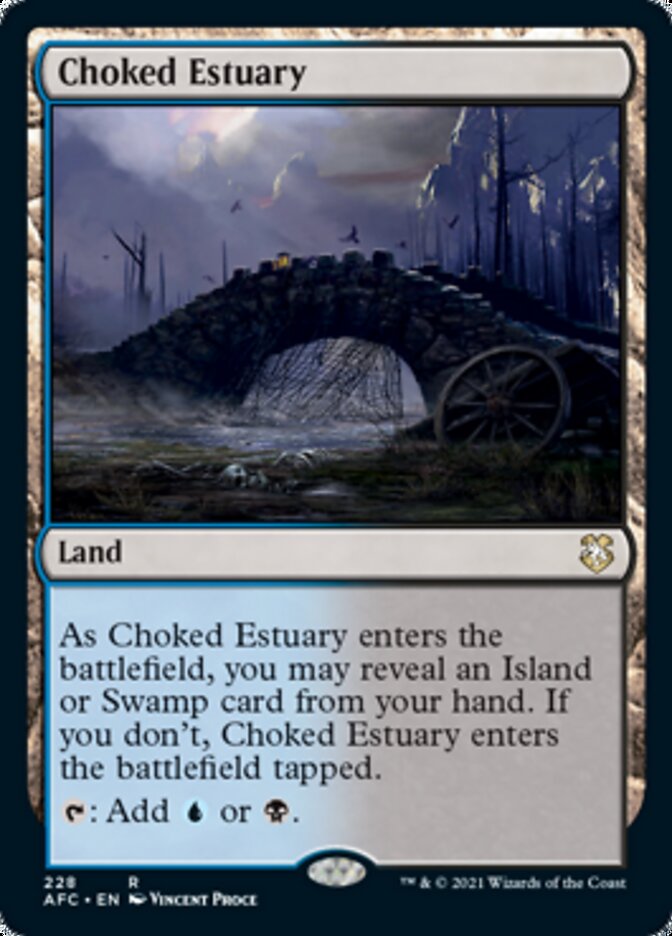 Magic | Choked Estuary [Dungeons & Dragons: Adventures in the Forgotten Realms Commander] | The Nerd Merchant