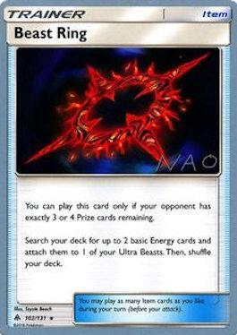 Pokemon | Beast Ring (102/131) (Buzzroc - Naohito Inoue) [World Championships 2018] | The Nerd Merchant