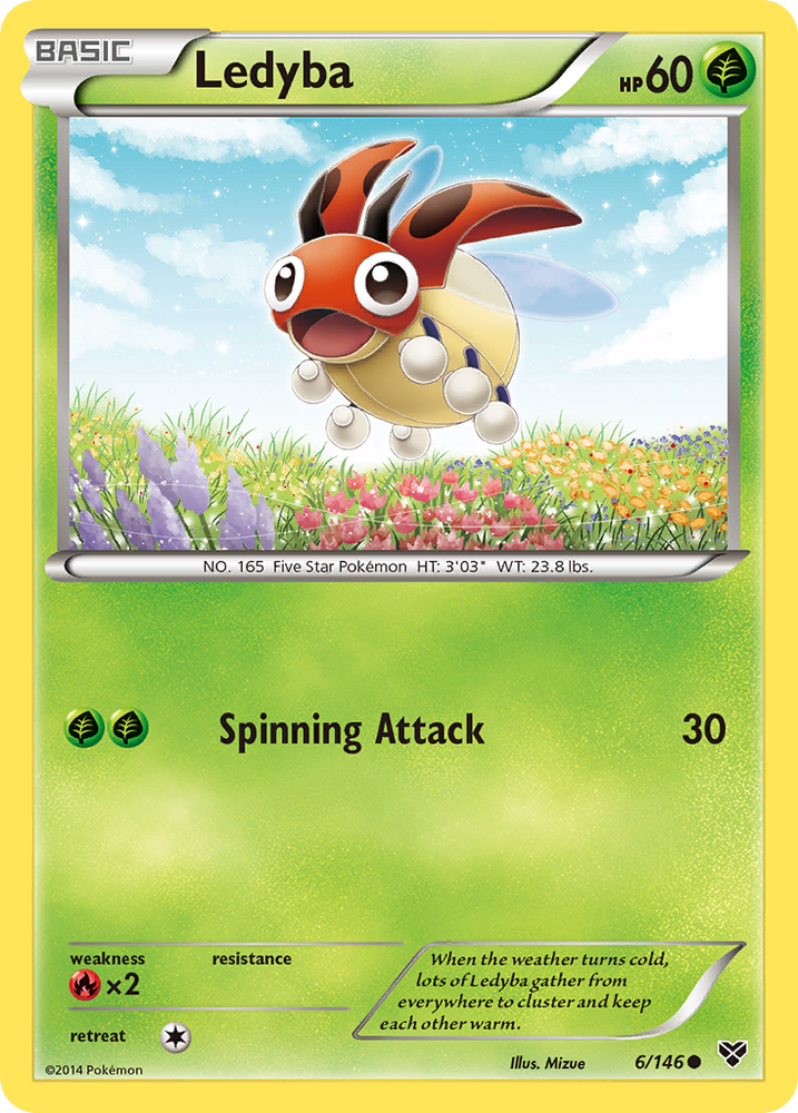 Pokemon | Ledyba (6/146) [XY: Base Set] | The Nerd Merchant