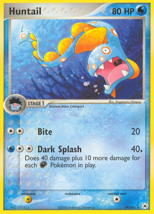 Pokemon | Huntail (19/101) [EX: Hidden Legends] | The Nerd Merchant