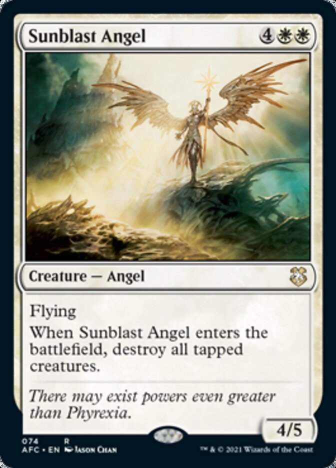 Magic | Sunblast Angel [Dungeons & Dragons: Adventures in the Forgotten Realms Commander] | The Nerd Merchant