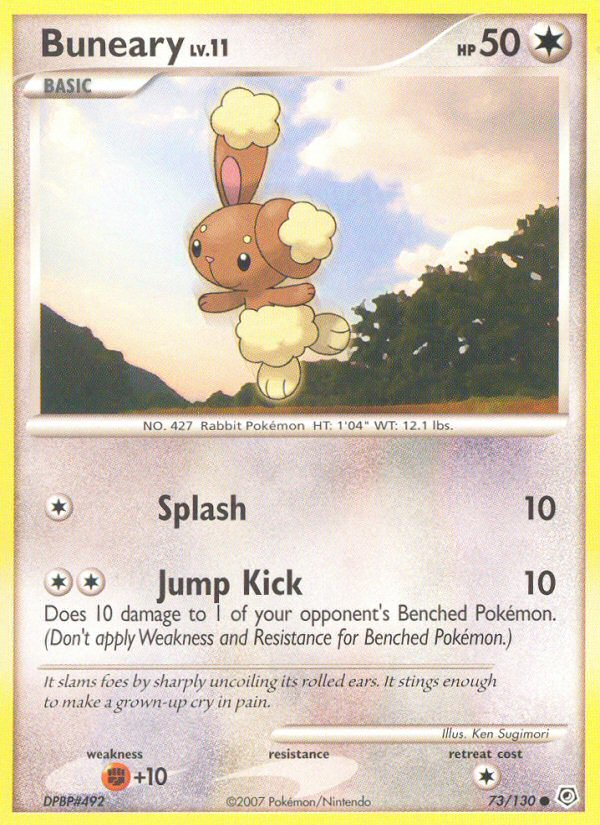 Pokemon | Buneary (73/130) [Diamond & Pearl: Base Set] | The Nerd Merchant