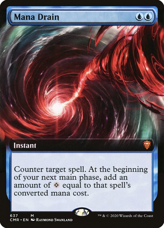 Magic | Mana Drain (Extended Art) [Commander Legends] | The Nerd Merchant