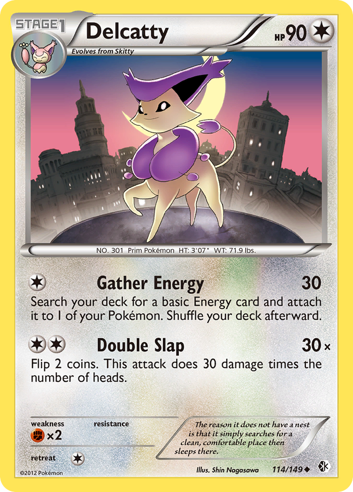 Pokemon | Delcatty (114/149) [Black & White: Boundaries Crossed] | The Nerd Merchant