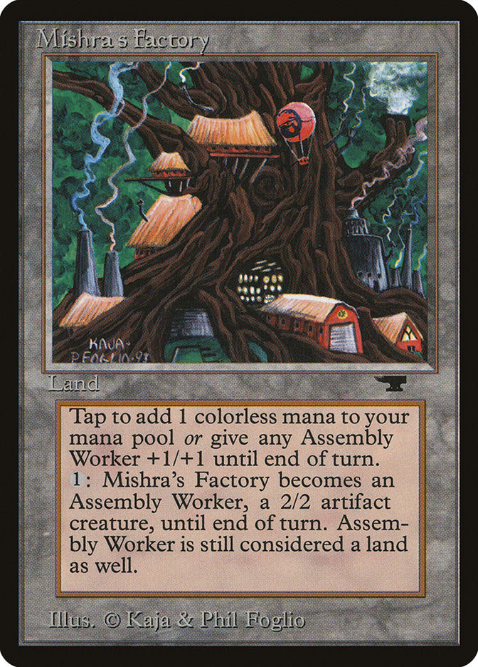 Magic | Mishra's Factory (Dark Green Background) [Antiquities] | The Nerd Merchant