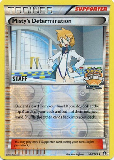 Pokemon | Misty's Determination (104/122) (Regional Championship Promo Staff) [XY: BREAKpoint] | The Nerd Merchant