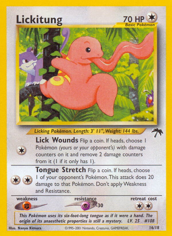Pokemon | Lickitung (16/18) [Southern Islands] | The Nerd Merchant