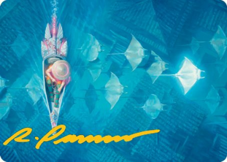 Magic | Discover the Impossible Art Card (Gold-Stamped Signature) [Kamigawa: Neon Dynasty Art Series] | The Nerd Merchant