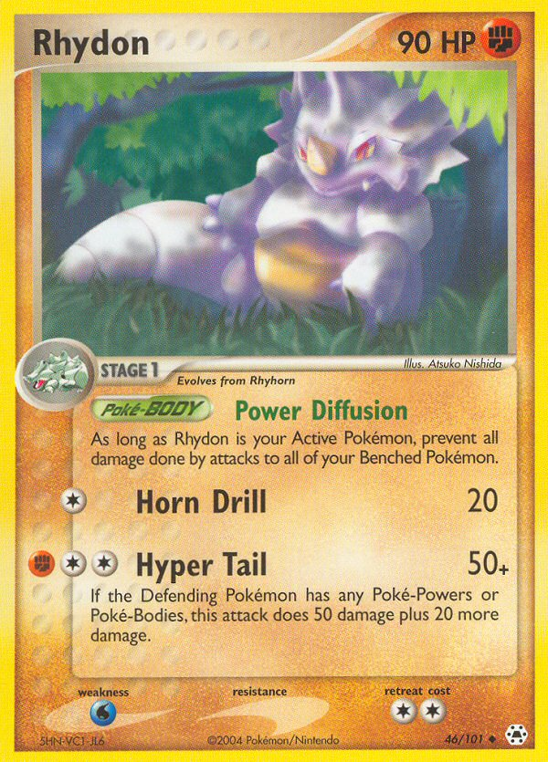 Pokemon | Rhydon (46/101) [EX: Hidden Legends] | The Nerd Merchant