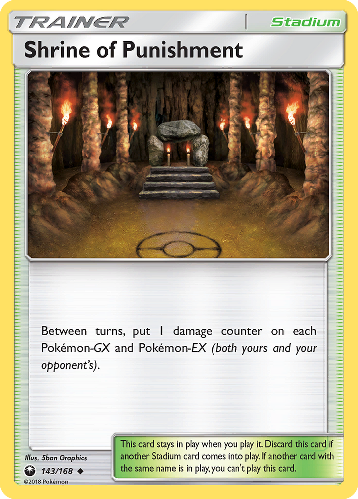 Pokemon | Shrine of Punishment (143/168) [Sun & Moon: Celestial Storm] | The Nerd Merchant