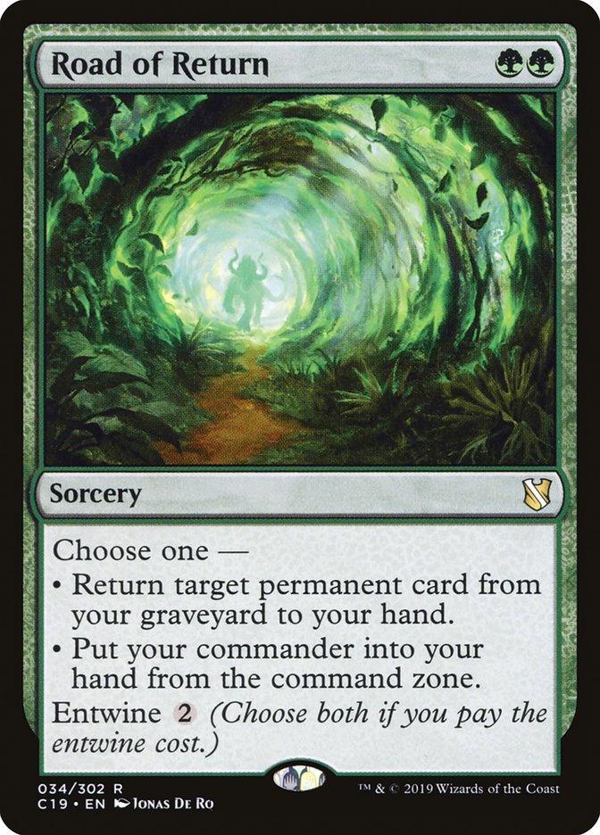 Magic | Road of Return [Commander 2019] | The Nerd Merchant