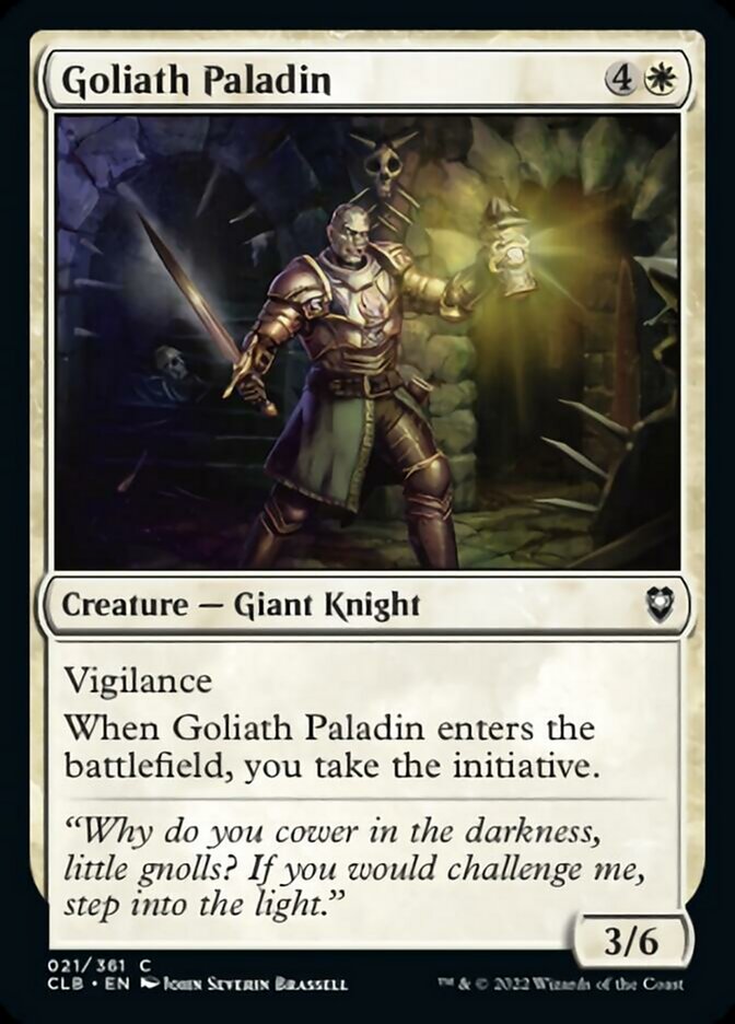 Magic | Goliath Paladin [Commander Legends: Battle for Baldur's Gate] | The Nerd Merchant