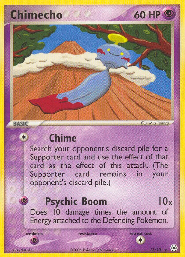 Pokemon | Chimecho (17/101) [EX: Hidden Legends] | The Nerd Merchant