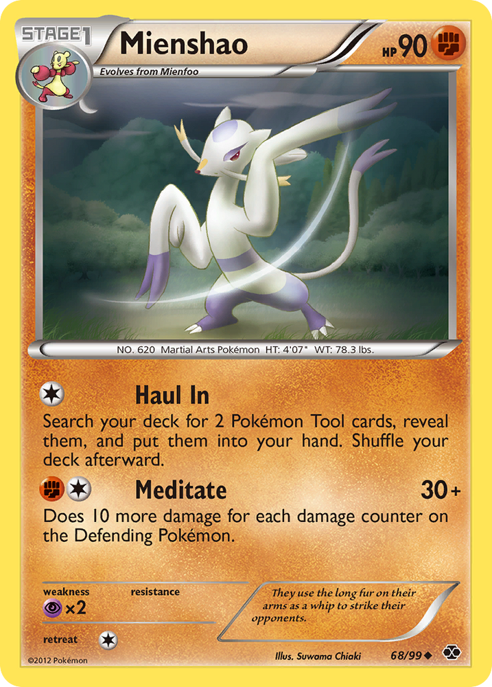 Pokemon | Mienshao (68/99) [Black & White: Next Destinies] | The Nerd Merchant