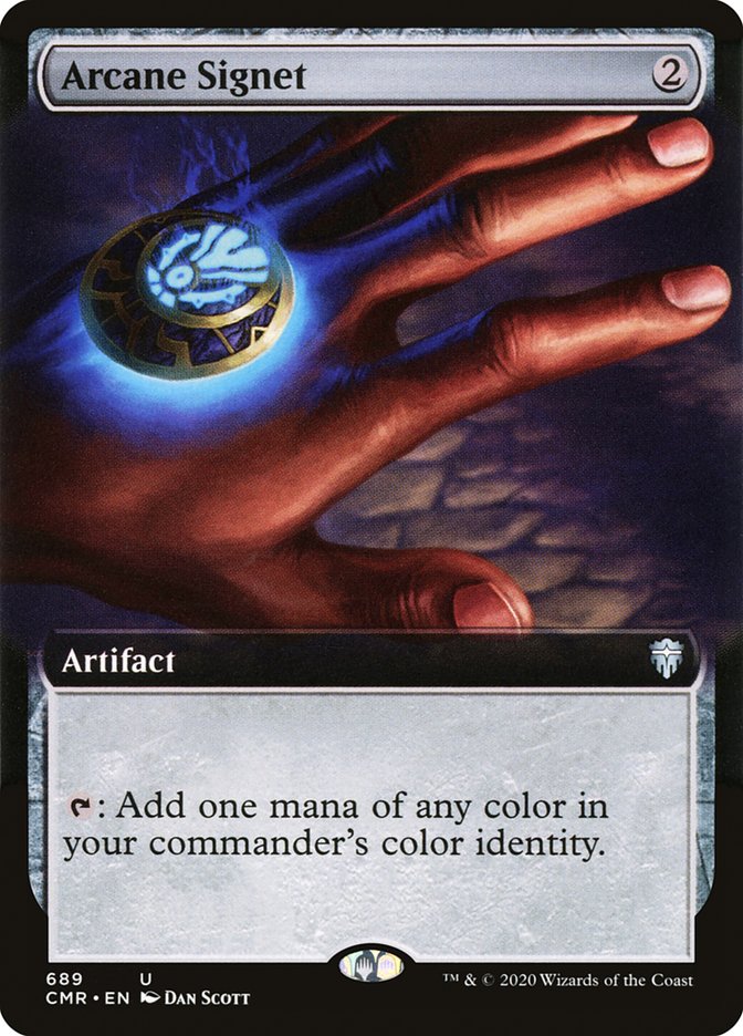 Magic | Arcane Signet (Extended Art) [Commander Legends] | The Nerd Merchant