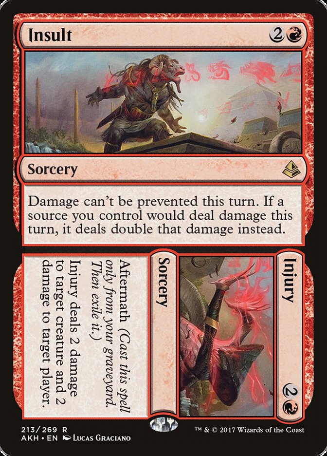 Magic | Insult // Injury [Amonkhet] | The Nerd Merchant