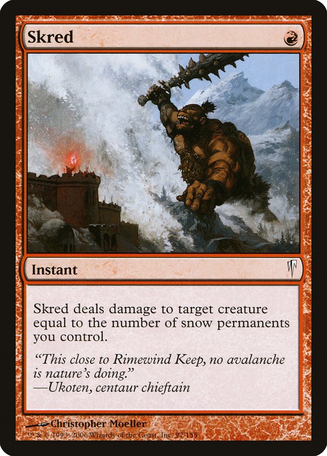 Magic | Skred [Coldsnap] | The Nerd Merchant