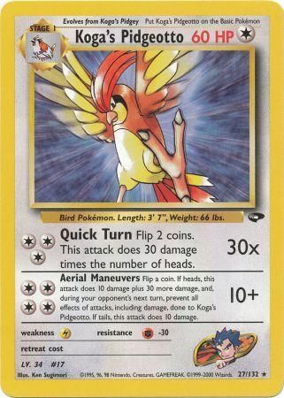 Pokemon | Koga's Pidgeotto (27/132) [Gym Challenge Unlimited] | The Nerd Merchant