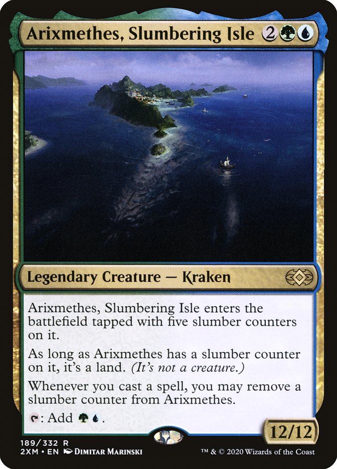 Magic | Arixmethes, Slumbering Isle [Double Masters] | The Nerd Merchant