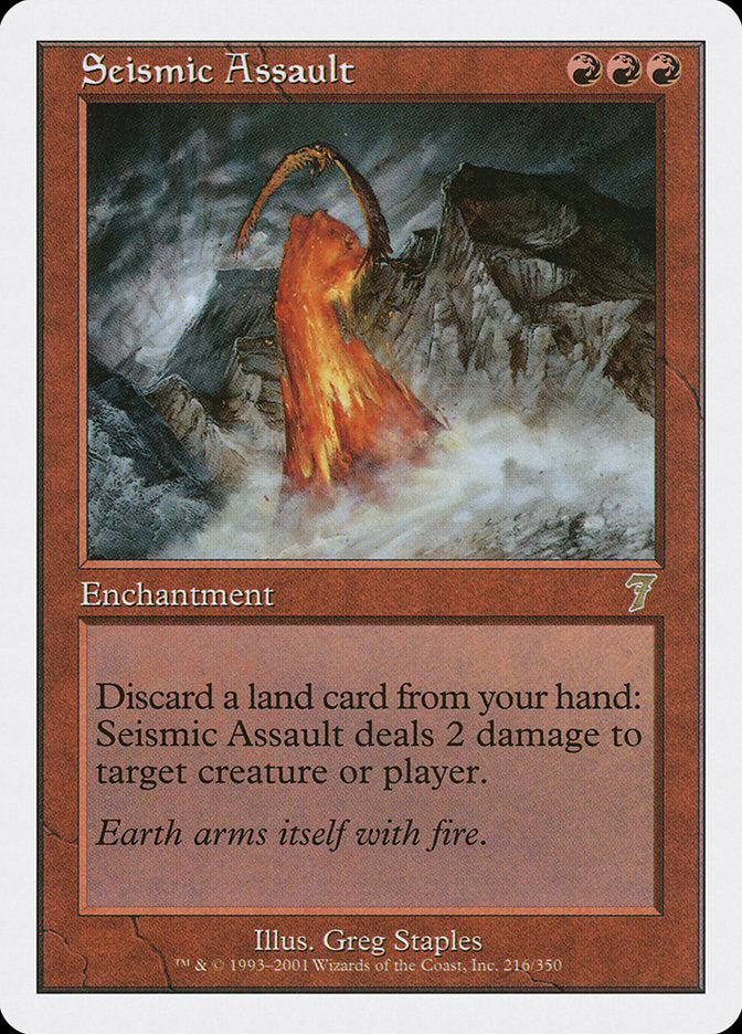 Magic | Seismic Assault [Seventh Edition] | The Nerd Merchant