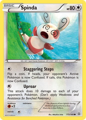 Pokemon | Spinda (115/160) [XY: Primal Clash] | The Nerd Merchant