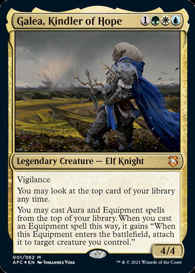 Magic | Galea, Kindler of Hope [Dungeons & Dragons: Adventures in the Forgotten Realms Commander] | The Nerd Merchant