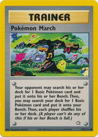 Pokemon | Pokemon March (102/111) [Neo Genesis Unlimited] | The Nerd Merchant
