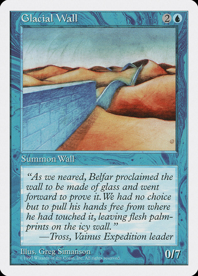 Magic | Glacial Wall [Fifth Edition] | The Nerd Merchant