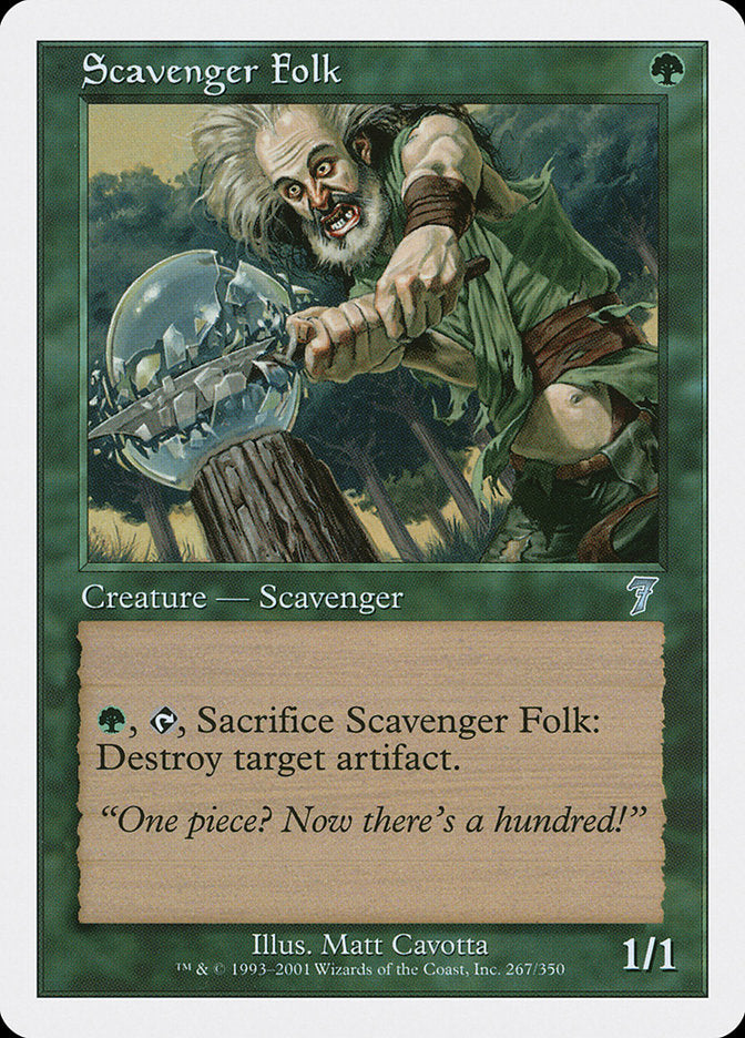 Magic | Scavenger Folk [Seventh Edition] | The Nerd Merchant