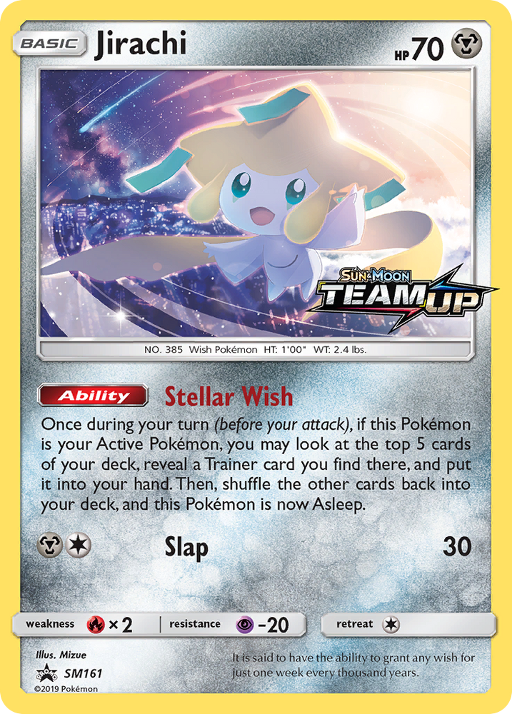 Pokemon | Jirachi (SM161) [Sun & Moon: Black Star Promos] | The Nerd Merchant