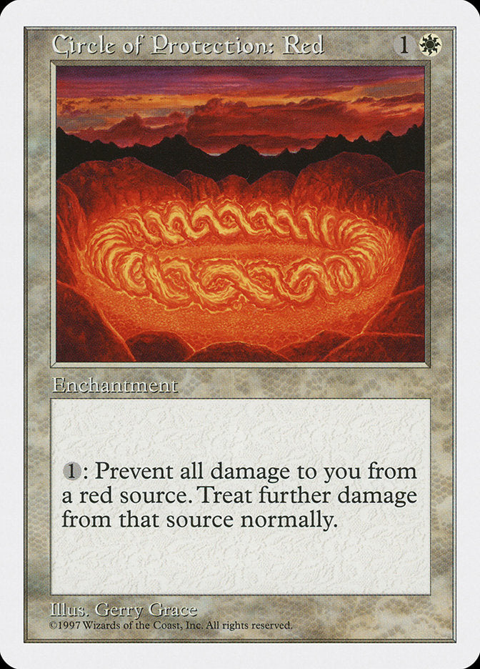 Magic | Circle of Protection: Red [Fifth Edition] | The Nerd Merchant