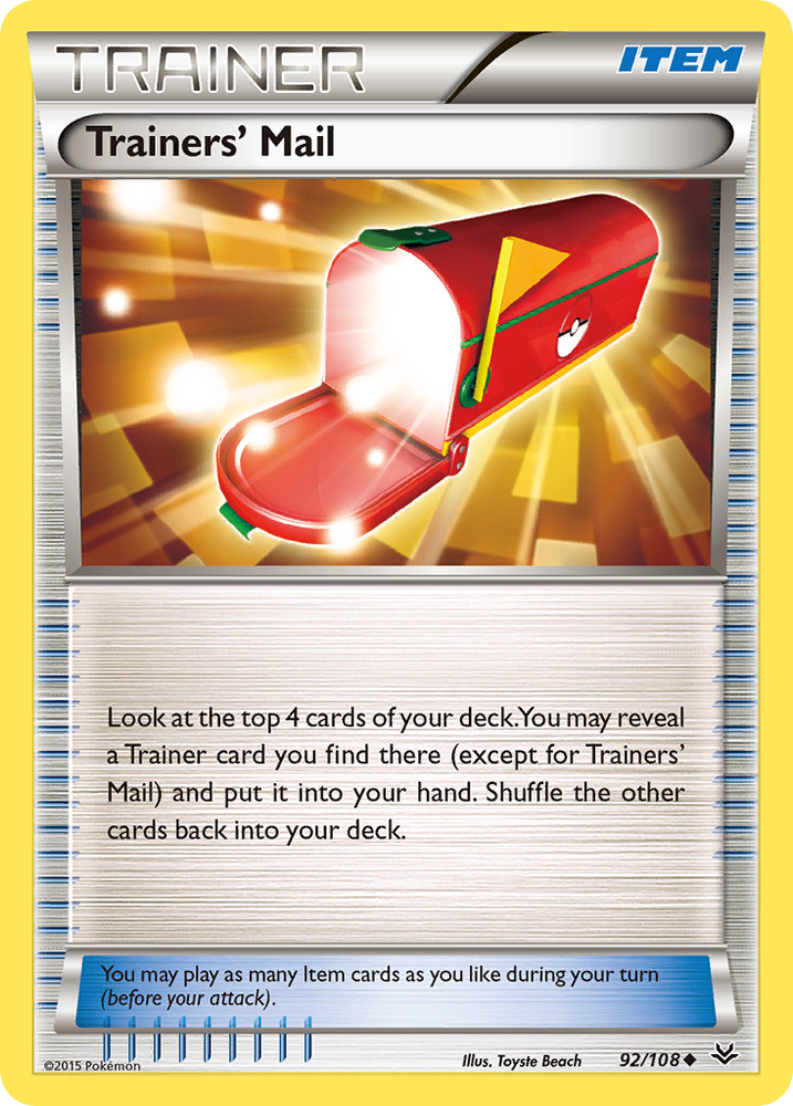 Pokemon | Trainers' Mail (92/108) [XY: Roaring Skies] | The Nerd Merchant