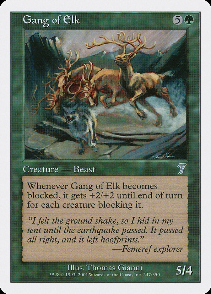 Magic | Gang of Elk [Seventh Edition] | The Nerd Merchant