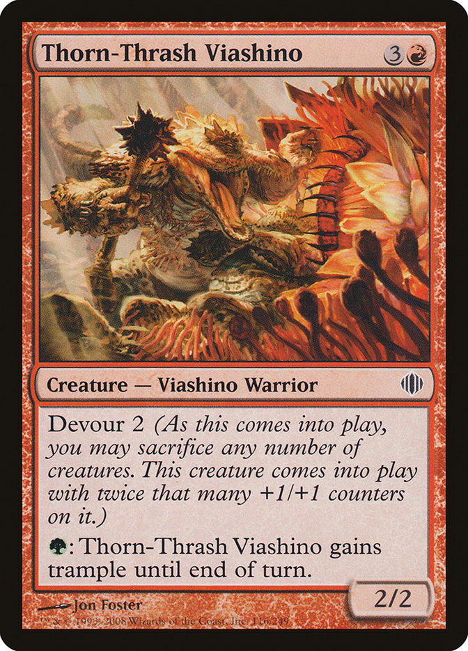 Magic | Thorn-Thrash Viashino [Shards of Alara] | The Nerd Merchant