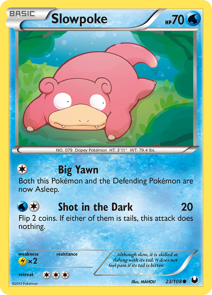 Pokemon | Slowpoke (23/108) [Black & White: Dark Explorers] | The Nerd Merchant