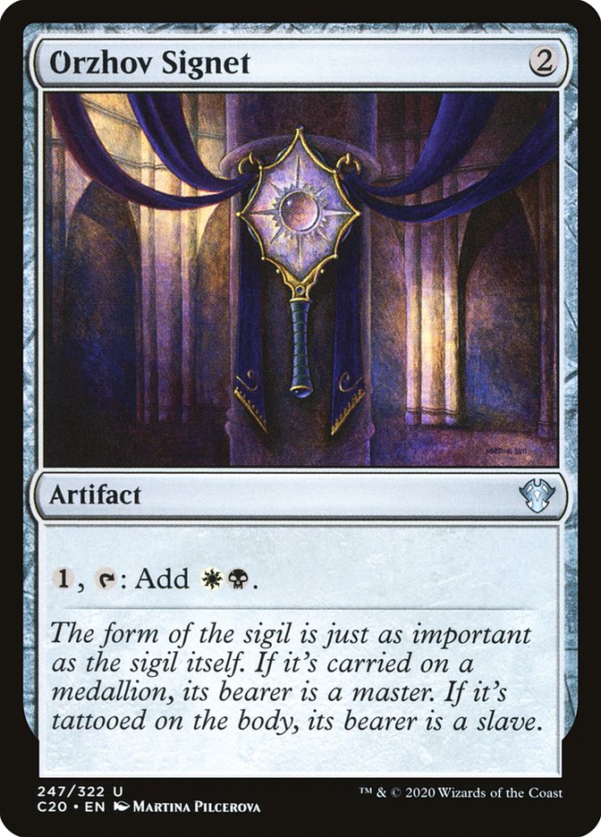 Magic | Orzhov Signet [Commander 2020] | The Nerd Merchant